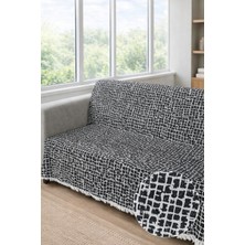 Hig Store Çakıl Desen Kaymaz Yıkanabilir Pamuklu Koltuk/çekyat Örtüsü 180X220 Ebat Oturma ve Sırt