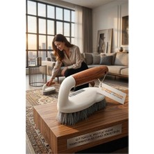 Pileli Store Masif Ahşap Saplı Bristol Kıllı Profesyonel Halı ve Genel Temizlik Fırçası 722950