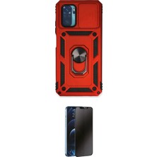 Toyigoo Ieg™ Redmi Note 10 Kılıf Ahenk Klasik - Siyah 3D Antistatik Hayalet Cam Ekran Koruyucu