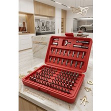 Pileli Store 100 Parça Profesyonel Cr-V Bits Uç Tornavida Seti 723005