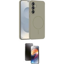 Toyigoo Ieg™ Galaxy S23 Fe Kılıf Yankı Form Serisi - Siyah 3D Antistatik Mat Seramik Nano Ekran Koruyu