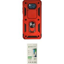 Toyigoo Ieg™ Pocophone X3 Kılıf Ahenk Klasik - Siyah 20D Premium Cam Ekran Koruyucu