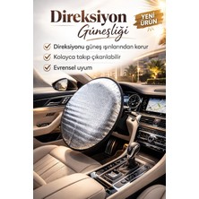 Uydee Direksiyon Güneşliği 50X50 cm Evrensel Uyumluluk – Araç Içi Güneş Koruyucu Örtü Araç Direksiyon Güneşliği Araba Oto Direksiyon Güneşlik Direksiyon Güneş Koruyucu Kılıf Ön Cam