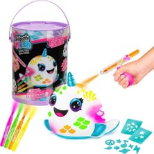 Flamex 45523 Airbrush Peluş Neon Boyama Seti -