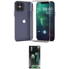 Toyigoo Ieg™ Iphone 12 Pro Max Kılıf Zirve Doku - Şeffaf 360 Full Body Arka Koruyucu
