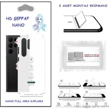 Tiknal iPhone 7  PLUS Nano Full Arka Kaplama Ultra İNCE Esnek Hd Şeffaf