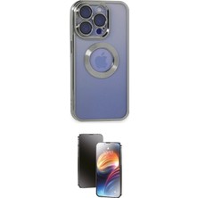 Toyigoo Ieg™ Iphone 15 Pro Kılıf Pusula Form - Siyah 3D Antistatik Mat Seramik Nano Ekran Koruyucu