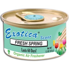 Exotica Fresheners Exclusive Canned Fresh Spring Ortam ve Oto Koku (Made In Usa)