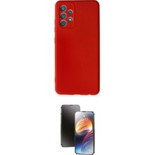 Toyigoo Ieg™ Galaxy A32 Kılıf Ahenk Serisi - Siyah 3D Antistatik Mat Seramik Nano Ekran Koruyucu