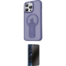 Toyigoo Ieg™ Iphone 14 Pro Kılıf Pusula Doku Koleksiyonu - Siyah 3D Antistatik Hayalet Cam Ekran Koruy