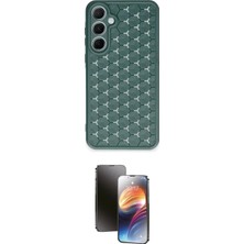 Toyigoo Ieg™ Galaxy A55 5g Kılıf Zirve Form - Siyah 3D Antistatik Mat Seramik Nano Ekran Koruyucu