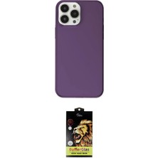 Toyigoo Ieg™ iPhone 14 Pro Kılıf Kutup Doku Koleksiyonu - Siyah Buffer Cam Ekran Koruyucu