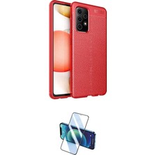 Toyigoo Ieg™ Galaxy A72 Kılıf Doruk Klasik Özel Seri - Siyah 3D Antistatik Cam Ekran Koruyucu