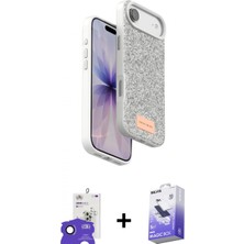 Marsilyan™- iPhone 17 Air Kılıf Vadi Klasik Serisi - Siyah Bilvis 5in1 5d Magic Hayalet Cam Ekran Koruyucu + Siyah Bilvis Titan Kamera Lens