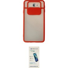 Toyigoo Ieg™ Galaxy J7 Prime Kılıf Vadi Çizgi - Şeffaf Pasifik Cam Ekran Koruyucu