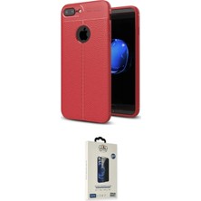 Toyigoo Ieg™ iPhone 7 Plus Kılıf Doruk Klasik Özel Seri - Beyaz Bilvis Hayalet Cam Ekran Koruyucu