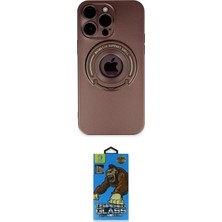 TKÇ Ieg™ Iphone 13 Pro Max Kılıf Eksen Klasik Prime - Siyah 18D Cam Ekran Koruyucu