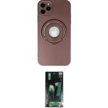 Toyigoo Ieg™ iPhone 12 Pro Max Kılıf Eksen Klasik Prime - Şeffaf 360 Full Body Arka Koruyucu