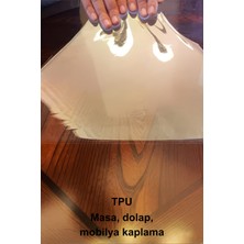 Rabadon Mobilya Dolap Masa Kaplama Folyosu Şeffaf Tpu Kendinden Yapışkanlı Koruma Kağıdı