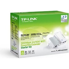 Bezos Tp-Lınk TL-WPA4220 Kıt 300MBPS AV600 Prız Tipi Powerlıne Genısletıcı