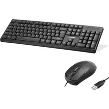 Nemere Klavye ve Mouse Seti - Siyah KM501