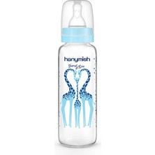Hanymish Cam Biberon 240 ml 0-6 Ay - Mavi