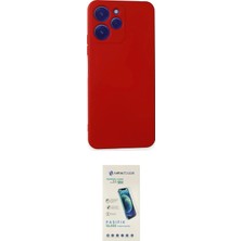 TKÇ Ieg™ Redmi 12 Kılıf Ahenk Serisi - Şeffaf Pasifik Cam Ekran Koruyucu