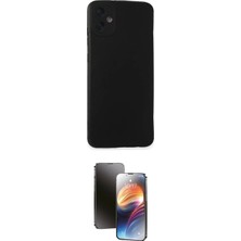 Toyigoo Ieg™ Galaxy A05 Kılıf Doruk Asil Koleksiyonu - Siyah 3D Antistatik Mat Seramik Nano Ekran Koruyu