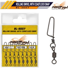 Portfish BL-3007 Klipsli Fırdöndü No:2 10PSC