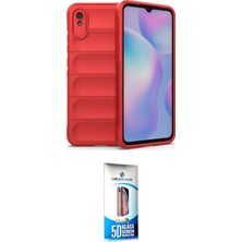Toyigoo Ieg™ Redmi 9A Kılıf Atlas Koleksiyonu - Siyah 5d Eko Cam Ekran Koruyucu