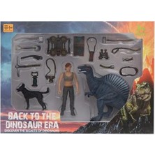 NW NessiWorld Kadın Figürlü Dinozor Set-Mega