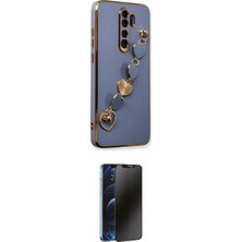 Toyigoo Ieg™ Redmi Note 8 Pro Kılıf Nova Işık Prime - Siyah 3D Antistatik Hayalet Cam Ekran Koruyucu