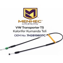Menhec Otomotiv Vw Transporter T5 2003–2015 Için Kalorifer Kumanda Teli 7H2819837C