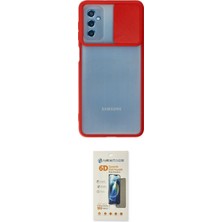 Toyigoo Ieg™ Galaxy M52 5g Kılıf Vadi Çizgi - Siyah 6d Mat Seramik Hayalet Nano Ekran Koruyucu