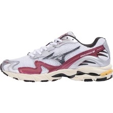 Mizuno Wave Rıder 10 Unisex Günlük Giyim Ayakkabısı Beyaz / Bordo