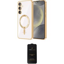 Toyigoo Ieg™ Galaxy S24 Kılıf Nova Işık Özel Seri - Siyah 6d Antistatik Mat Seramik Hayalet Nano Ekr