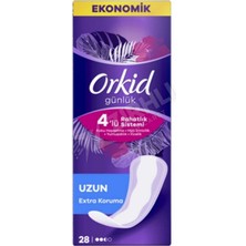 5 Adet Orkid Günlük Ped 28'li Extra Uzun
