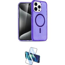 Toyigoo Ieg™ iPhone 15 Pro Kılıf Eksen Doku Koleksiyonu - Siyah 3D Antistatik Seramik Nano Ekran Koruyuc