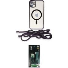 Toyigoo Ieg™ iPhone 11 Kılıf Eksen Özel Seri - Şeffaf 360 Full Body Arka Koruyucu