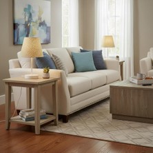Elizim Home Lighting Hasır Görünümlü Krem Abajur