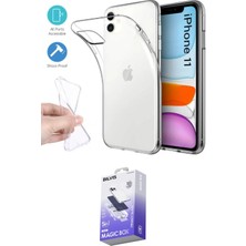 Toyigoo Ieg™ Iphone 11 Kılıf Zirve Doku - Siyah Bilvis 5in1 5d Magic Hayalet Cam Ekran Koruyucu