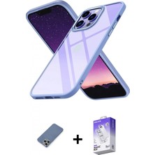 Marsilyan™- iPhone 13 Pro Max Kılıf Nova Işık Serisi - Siyah Bilvis 5in1 3D Magic Cam Ekran Koruyucu + Açık Yeşil Metal Kamera Lens Koruma Cam