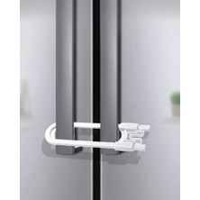 Najmaddin 4 Adet Çocuk Güvenlik Dolap Kilidi Dayanıklı ve Uzun Ömürlü Tasarım -Com