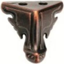 Najmaddin Kelebek Sandık Ayağı, Kutu Ayak 2,5 cm - Eskitme, 100 Adet -Com