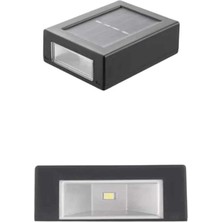 Najmaddin Solar Güneş Enerjili Çift Taraflı Duvar Lambası Çift Taraflı Duvar Lamba Güneş En