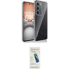 Toyigoo Ieg™ C75 4g Kılıf Zirve Doku - Şeffaf Pasifik Cam Ekran Koruyucu