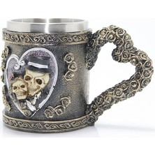 Najmaddin Paslanmaz Çelik Kalpli Kupa Bardak ALK1017 -Com