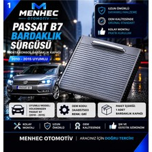 Menhec Otomotiv Passat B7 Bardaklık Kapağı Sürgülü Kapak Orta Konsol 3AA857503 Gri 2011-2015