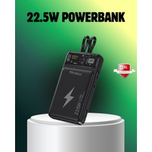 Najmaddin Powerbank Dahili Ekranlı 10000 Mah Çift Kablolu -Com