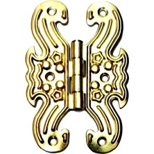 Najmaddin Dekoratif Sac Kelebek Menteşe - Büyük, Sarı, 100 Adet -Com